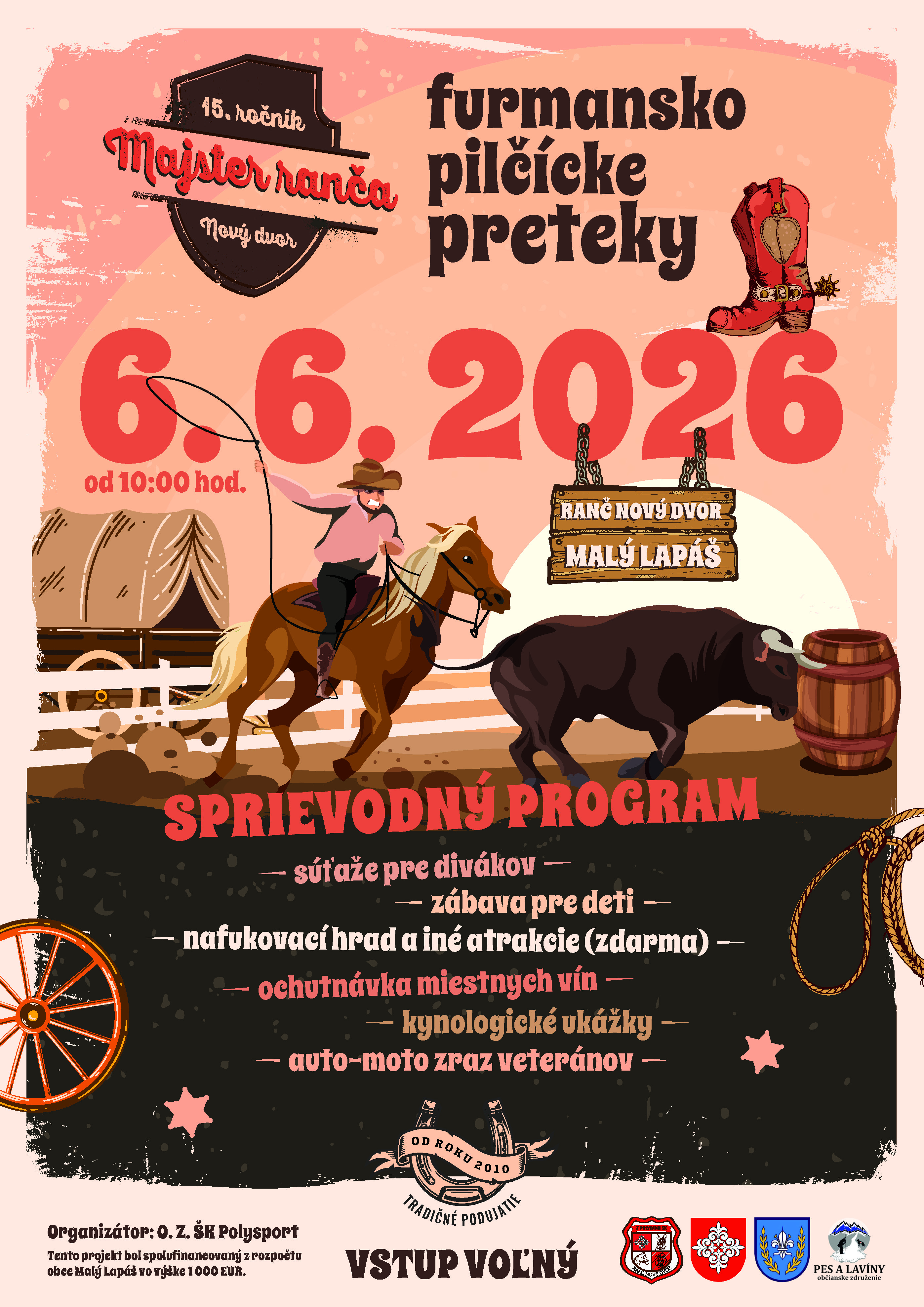 🐎 Furmansko – pilčícke preteky – Majster ranča 2026